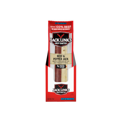 Jack Links Original Beef & Pepper Jack Cheese Sticks, 2 x 8 x 1.5 oz Case - DOT product image 5