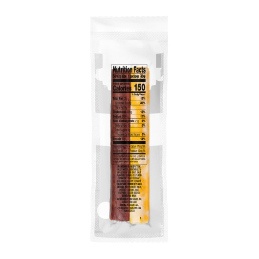 Jack Link's Original Beef & Colby Jack Cheese Sticks, 2 x 8 x 1.5 oz Case - Frozen Meat & Seafood