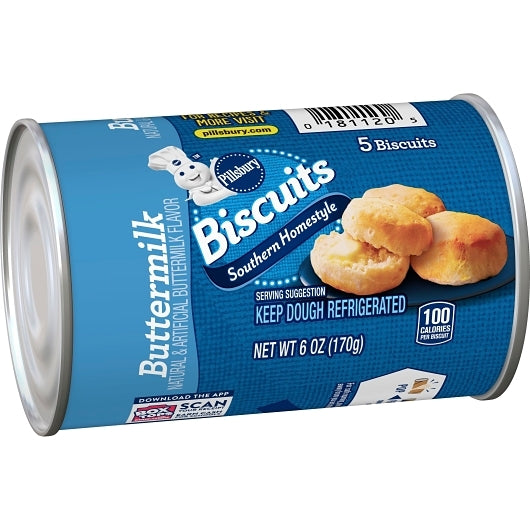 Pillsbury Grands Junior Biscuit Homestyle Buttermilk, 12 x 6 oz Case - DOT product image 4