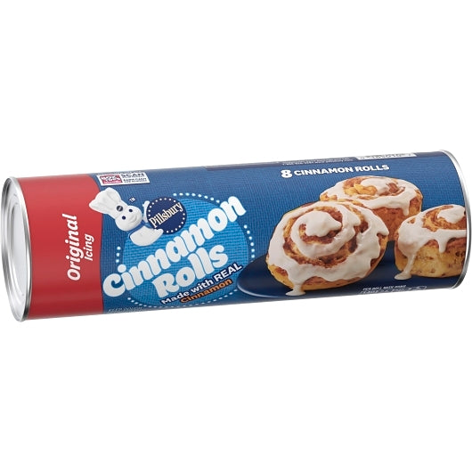 Pillsbury Cinnabon Unbaked Cinnamon Roll With Icing, 12 x 12.4 oz Case - DOT product image 4