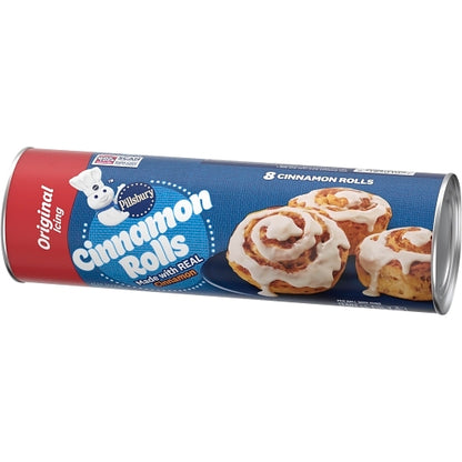 Pillsbury Cinnabon Unbaked Cinnamon Roll With Icing, 12 x 12.4 oz Case - DOT product image 6