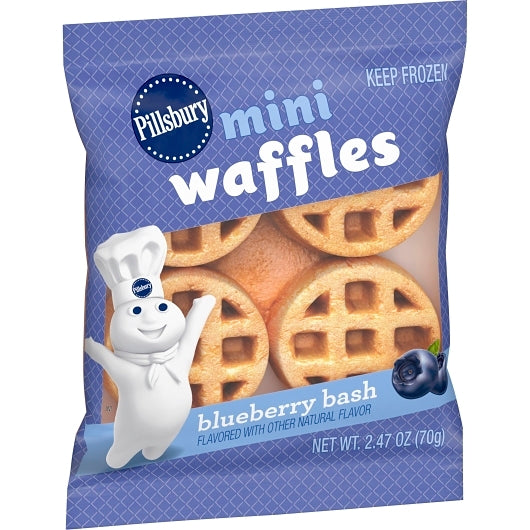 Pillsbury Frozen Mini Blueberry Bash Waffles, 72 x 2.47 oz Case - DOT product image 5