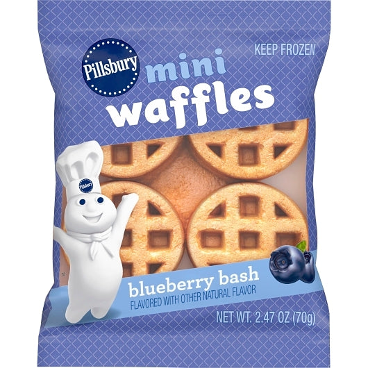 Pillsbury Frozen Mini Blueberry Bash Waffles, 72 x 2.47 oz Case - DOT product image 4