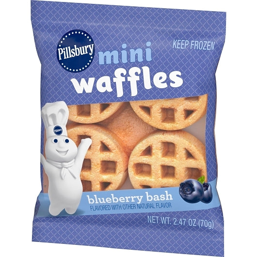 Pillsbury Frozen Mini Blueberry Bash Waffles, 72 x 2.47 oz Case - DOT product image 7