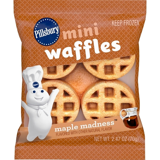 Pillsbury Mini Waffle Maple Madness, 72 x 2.47 oz Case - DOT product image 3