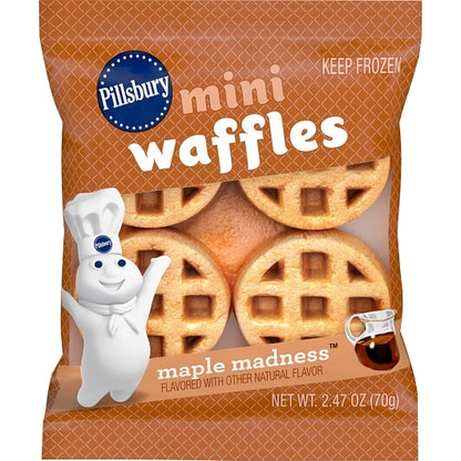 Pillsbury Mini Waffle Maple Madness, 72 x 2.47 oz Case - DOT product image 3