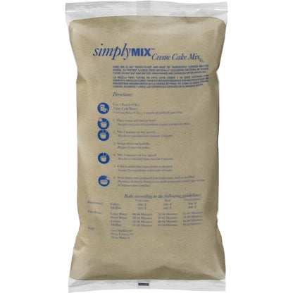 Creme Cake Mix Creme Base Cake Mix, 3 x 9 lb Case - DOT product image 2