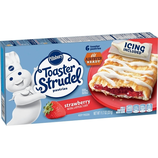 Pillsbury Toaster Strudel Pastries Strawberry, 12 x 11.7 oz Case - DOT product image 4