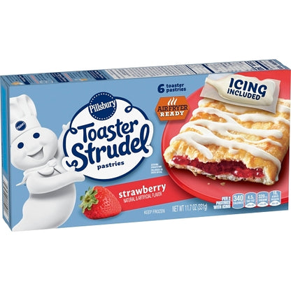 Pillsbury Toaster Strudel Pastries Strawberry, 12 x 11.7 oz Case - DOT product image 4