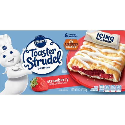 Pillsbury Toaster Strudel Pastries Strawberry, 12 x 11.7 oz Case - DOT product image 3