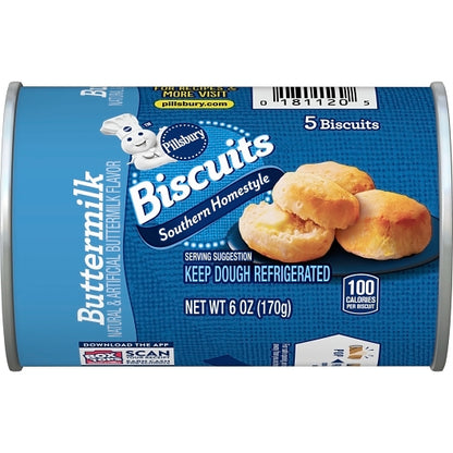 Pillsbury Grands Junior Biscuit Homestyle Buttermilk, 12 x 6 oz Case - DOT product image 2