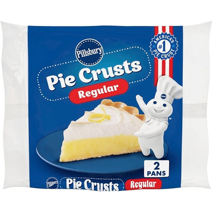 Pillsbury 9 Inch Regular Pie Crust, 12 x 2 x 10 oz Case - Bakery & Desserts