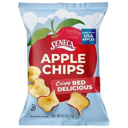 Seneca Original Red Apple Chips, 12 x 2.5 oz Case - Snacks