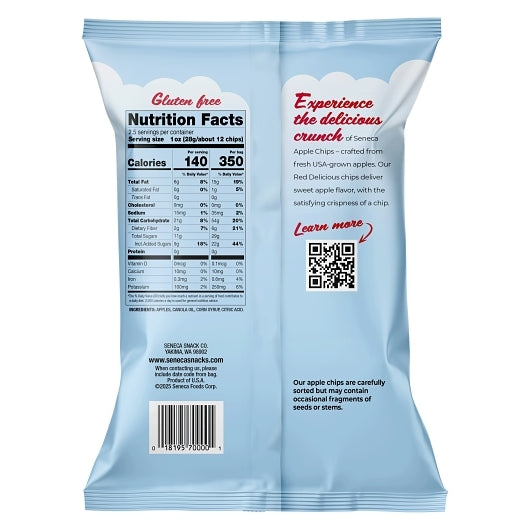 Seneca Original Red Apple Chips, 12 x 2.5 oz Case - DOT product image 2