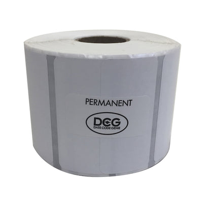 National Checking Date National Checking Label Permanent Color, 4 x 250 x 250 RL Case - Guest Checks & Register Rolls