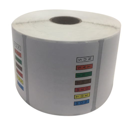 DateCodeGenie Label Permanent Color, 1 x 4 RL Case - Disposables