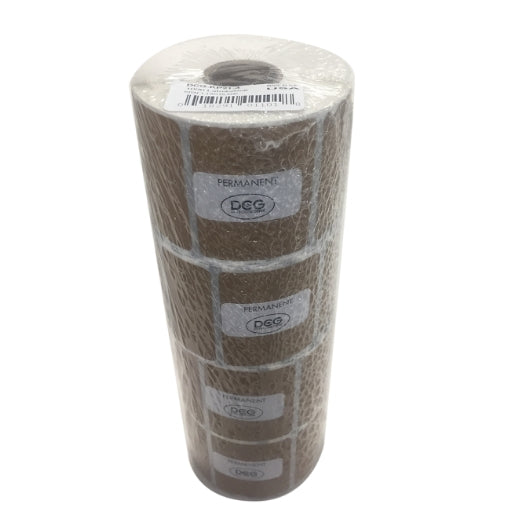 DateCodeGenie Kraft Blank Label Permanent 2"x1", 4 x 1000 ct Case - Disposables