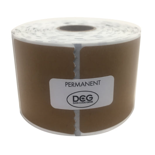 DateCodeGenie 2"x3" Kraft Blank Permanent Label, 4 x 500 ct Case - Disposables - image 2