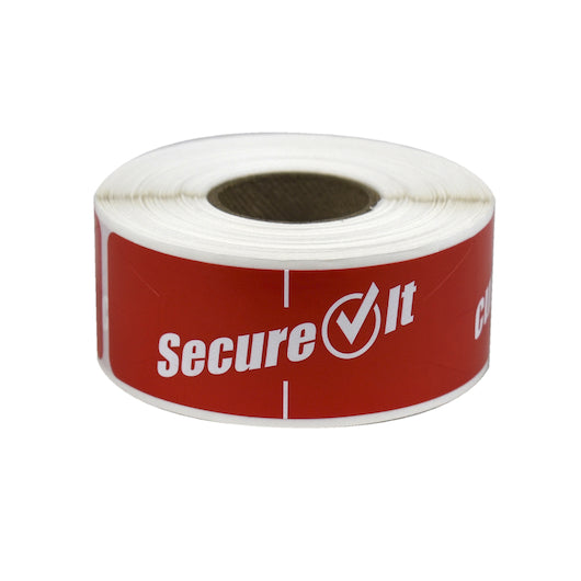 National Checking Secure IT RED PERMANENT 250 LABELS, 2 x 250 RL Case - DOT product image 6