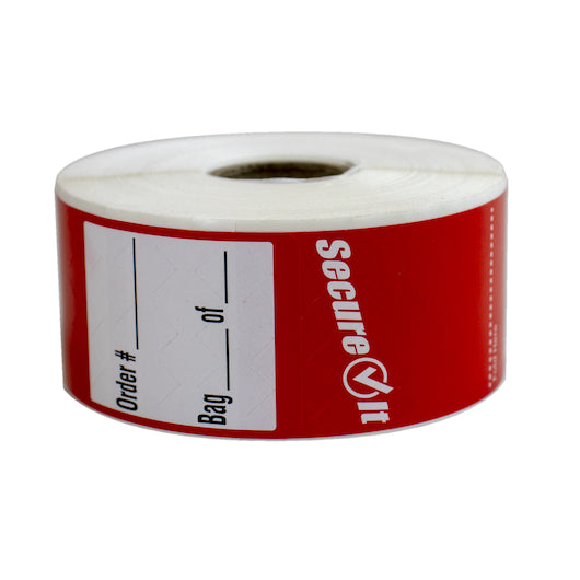 NCCO 1.5x6 Permanent Label Red, 2 x 250 x 250 ct Case - Disposables