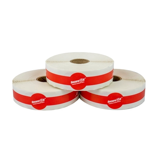 NCCO Permanent Secure It Tamper Resistant Label, 1 x 2 RL Case - Food Labels & Day Labels - image 2