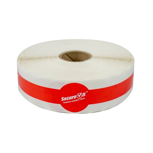 NCCO Permanent Secure It Tamper Resistant Label, 1 x 2 RL Case - Food Labels & Day Labels