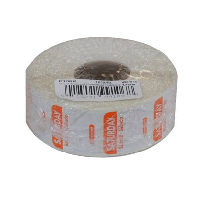 NCCO National Checking 1 Inch X 1 Inch Trilingual Orange Saturday Permanent Label, 1 x 1000 each Case - DOT product image 4
