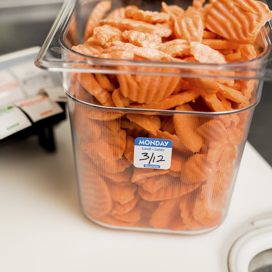 NCCO National Checking 1 Inch X 1 Inch Trilingual Blue Monday Removable Label, 1 x 1000 each Case - DOT product image 7