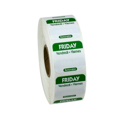NCCO National Checking 1 Inch X 1 Inch Trilingual Green Friday Removable Label, 1 x 1000 each Case - DOT product image 3