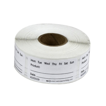 NCCO National Checking 1X2 Removable Product Labels, 1 x 500 each Case - DOT product image 2