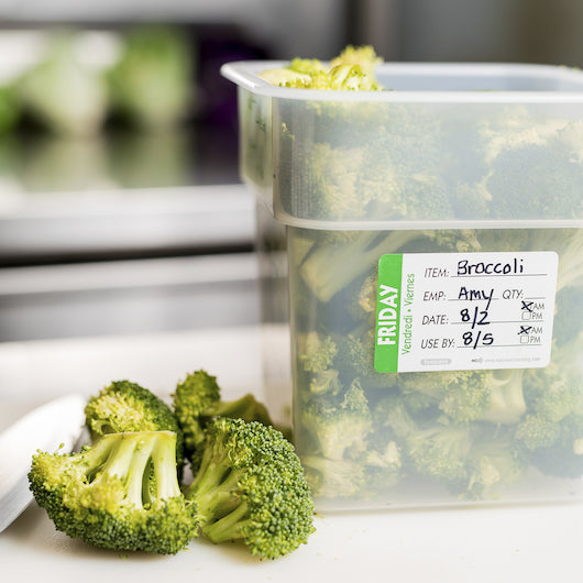 NCCO National Checking 2X3 Trilingual Item-Date-Use By Friday Green, 1 x 500 each Case - DOT product image 8
