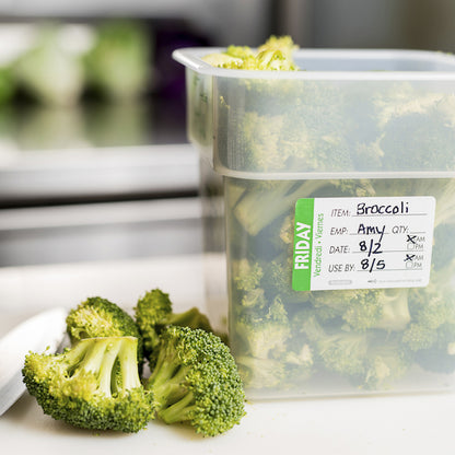 NCCO National Checking 2X3 Trilingual Item-Date-Use By Friday Green, 1 x 500 each Case - DOT product image 8