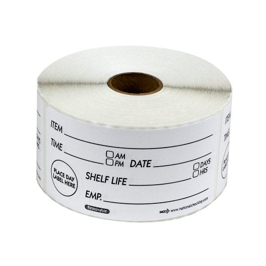 NCCO National Checking 2X4 Removable Shelf Life Labels, 1 x 500 each Case - DOT product image 2