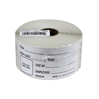 NCCO National Checking 2X4 Removable Item-Prep-Use By Labels, 1 x 500 each Case - DOT product image 4
