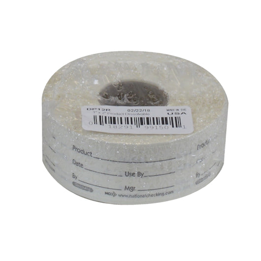 NCCO National Checking 1 X 2 Product Dissolvable Label 1- 500 Count, 1 x 500 each Case - DOT product image 3