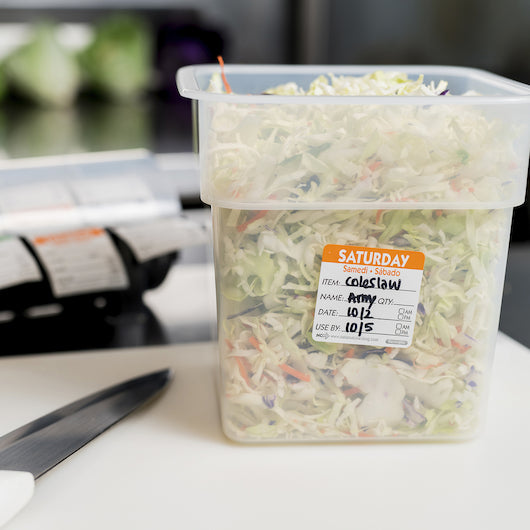 NCCO Removable Labels Saturday 2"x2", 1 x 500 each Case - Food Labels & Day Labels - image 2