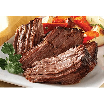 Ada Valley Fully Cooked Well Oven Roasted Beef Pot Roast Portions, 30 x 4.9 oz Case - DOT product image 3