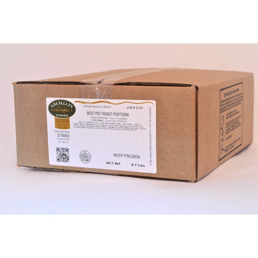 Ada Valley Fully Cooked Well Oven Roasted Beef Pot Roast Portions, 30 x 4.9 oz Case - DOT product image 8