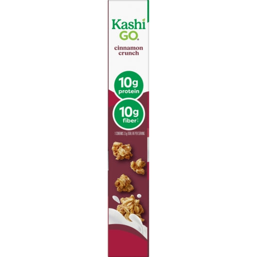 Kashi Go Cereal Cinnamon Crunch, 10 x 17.4 oz Case - Breakfast Foods
