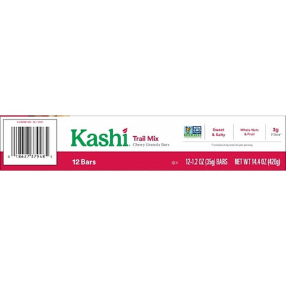 Kashi Trail Mix Chewy Granola Bars, 6 x 12 x 1.2 oz Case - DOT product image 7