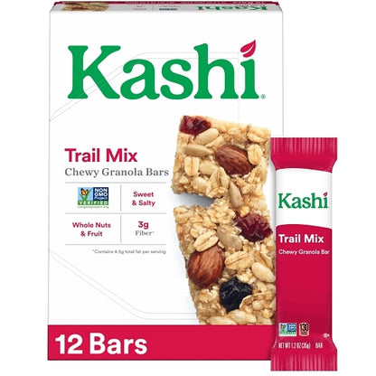 Kashi Trail Mix Chewy Granola Bars, 6 x 12 x 1.2 oz Case - DOT product image 8