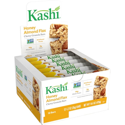Kashi Honey Almond Flax Chewy Granola Bars, 6 x 12 x 1.2 oz Case - DOT product image 6