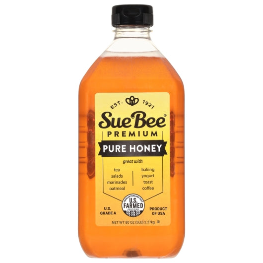 Sue Bee White Honey Bulk, 6 x 5 lb Case - Pantry Ingredients