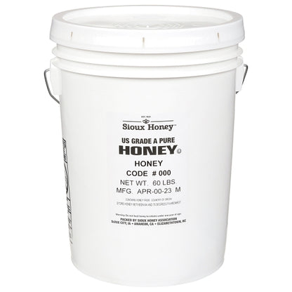 Sue Bee Light Amber Honey Bulk, 1 x 60 lb Case - Pantry Ingredients
