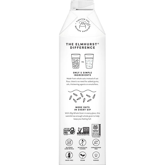 Elmhurst Oat Milk, 6 x 32 fl oz Case - DOT product image 3