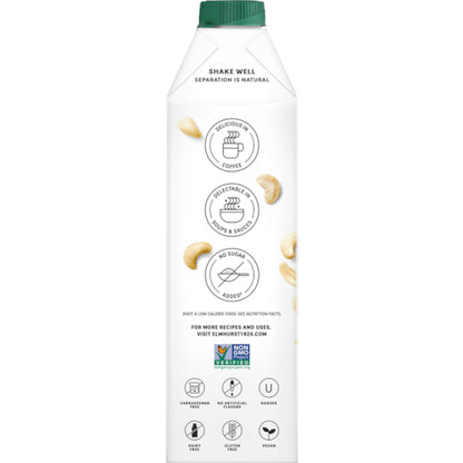 Elmhurst Unsweetened Cashew Milk, 6 x 32 fl oz Case - DOT product image 8
