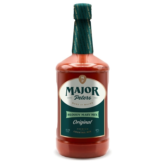 Major Peters Original Bloody Mary Cocktail Mixer, 6 x 1.75 LT Case - Beverages