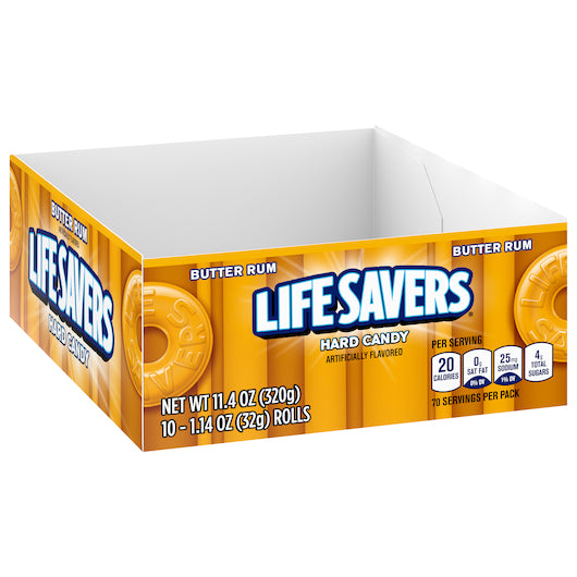 Lifesavers Butter Rum Candy, 15 x 20 x 1.14 oz Case - DOT product image 4