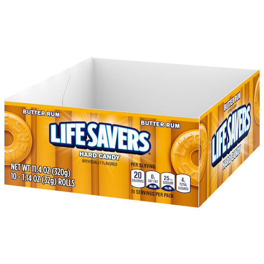 Lifesavers Butter Rum Candy, 15 x 20 x 1.14 oz Case - DOT product image 6