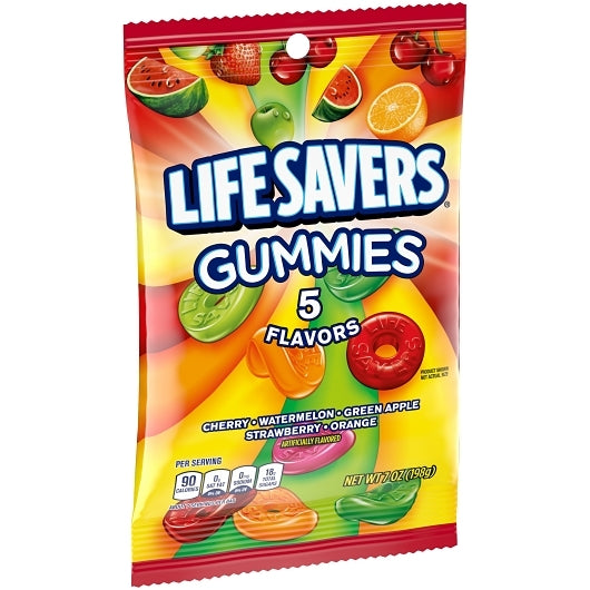 LifeSavers Five Flavor Candy Gummies, 12 x 7 oz Case - DOT product image 4